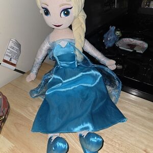 Elsa frozen plush doll